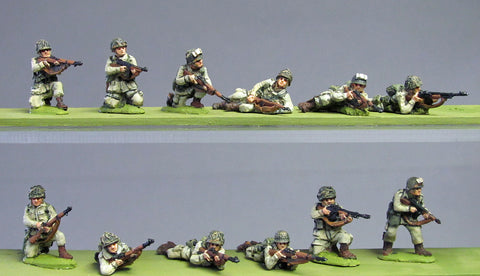 (AB-INA31) NEW U.S. Paratroopers Prone  IN STOCK