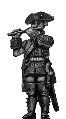 (100AOR126) 1756-63 Saxon Musketeer fifer, standing