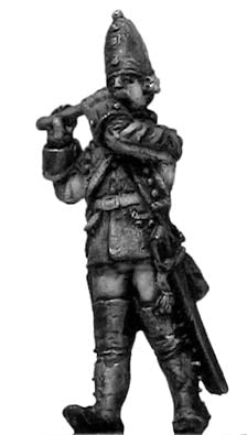 (100AOR129) 1756-63 Saxon Grenadier fifer, marching