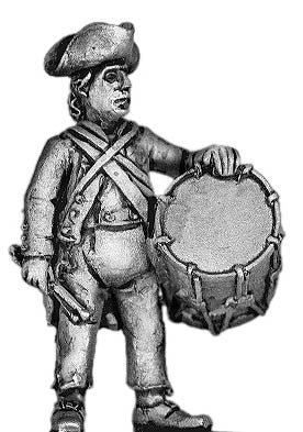(100AOR013) AWI Ragged Continental Infantry Drummer