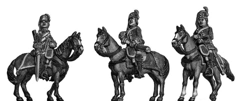 (100AOR044) Arquebusiers de Grassin Cavalry Set with command