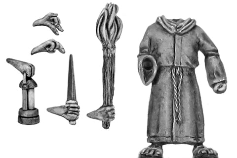 (100CUL05a) Acolyte of ?? add your own head- assorted accoutrements
