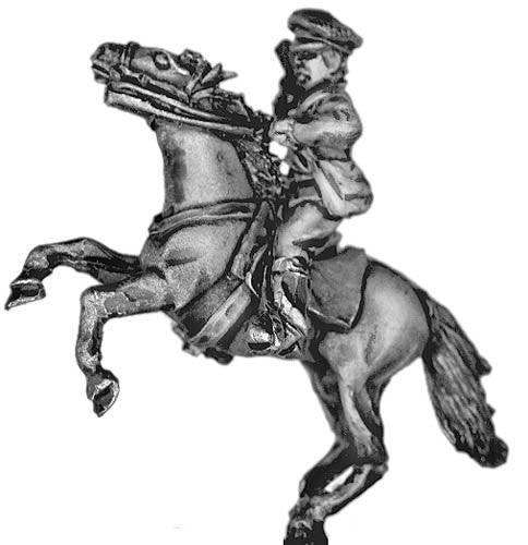 (100HBC21a) Russian Mounted Officer in cap