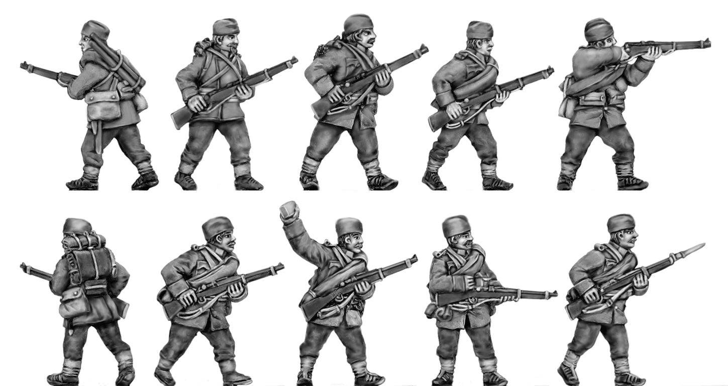 (100HBC40a) NEW Serbian Infantry Bargain pack