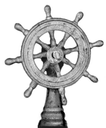 (100PIR55) Ship's wheel