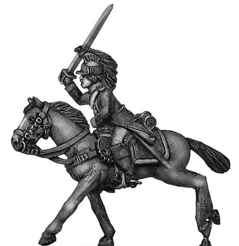 (100WFR172) Dragoon officer, charging