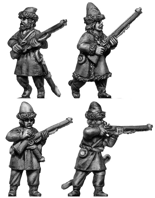 (100WFR376) Ural Cossack dismounted, skirmishing