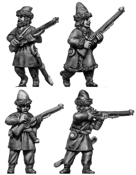 (100WFR376) Ural Cossack dismounted, skirmishing