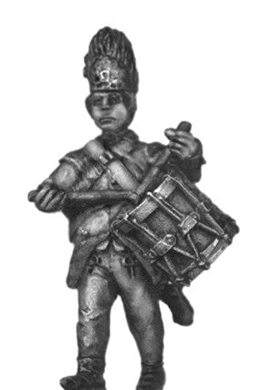 (100WFR532) Hungarian Grenadier drummer, bearskin, marching