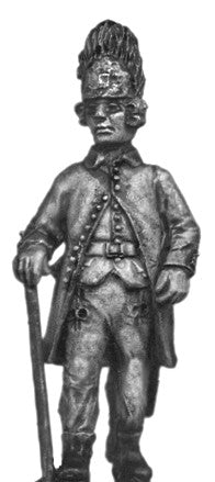 (100WFR535) Hungarian Grenadier officer, bearskin, marching