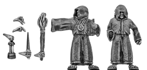 (100CUL01b) Generic robed follower/assorted accoutrements