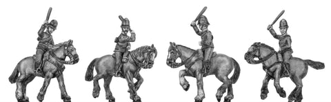 (100RBM002) Victorian Mounted Police- charging 4 vaiants