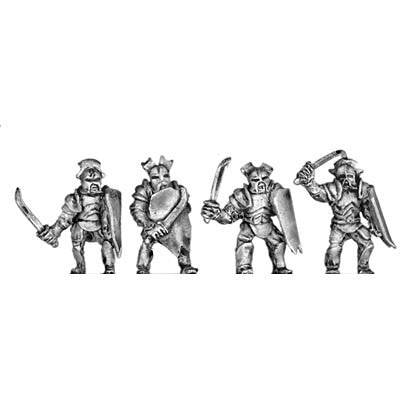 (300MRC09) Armoured Man-Orc with blades
