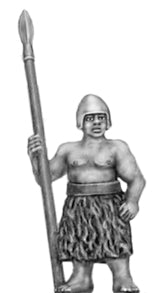 (300SUM12) NEW Sumerian Guardsman with spear