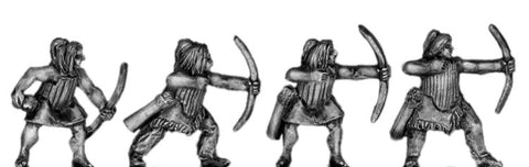 (300TLI02) Tlingit warrior,slatted wooden armour & bow