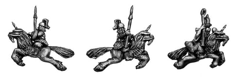 (400FAN36) Chinese Lancers mounted on Ki-Rin