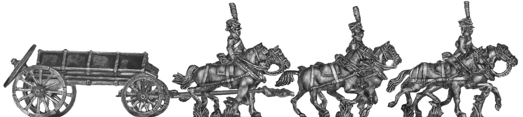 (AB-IG37) Guard horse artillery caisson (galloping)