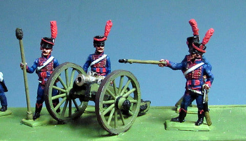 (AB-F41) Horse artillery crew | hussar uniform | shako
