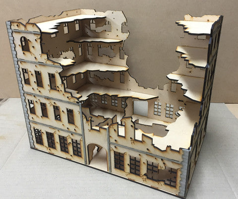 (BAL1072) Bombed Apartment Building #3