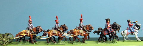 (AB-IG38) Guard horse artillery limber (galloping)