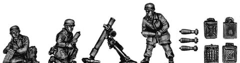 (ING56) Fallschirmjager 8cm mortar (1 tube/3 crew/accessories)