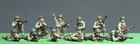 (INA03) 20mm AB Infantry squad, kneeling/prone