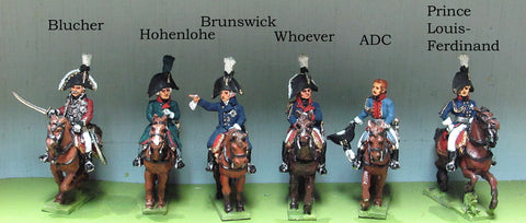AB 18mm > Napoleonic > Jena Prussians > Staff Sets