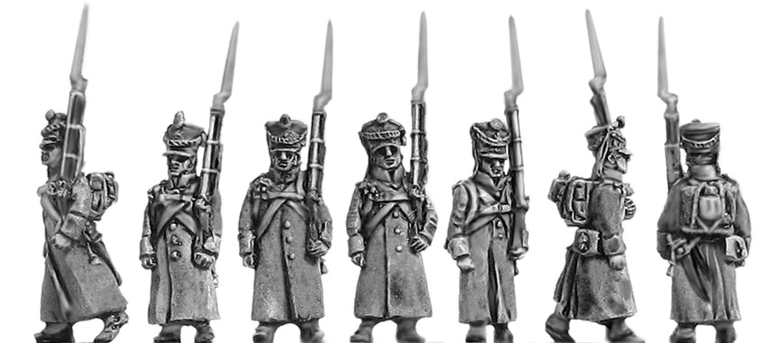 (AB-R27) NEW Musketeers in greatcoats marching