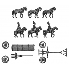 (AB-RA16) Horse artillery - large caisson team