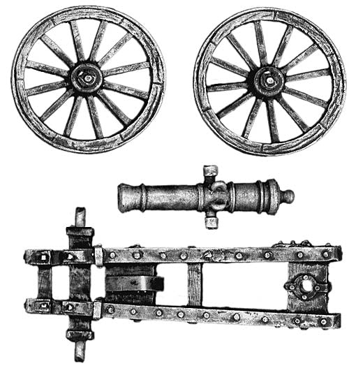 (100AOR031) 6 pdr. Austrian Cannon