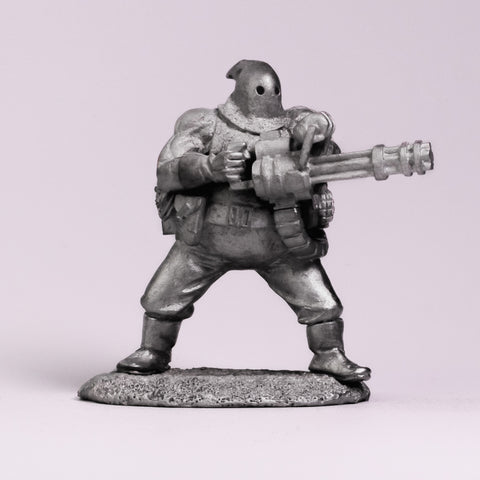 (100GOO04) NEW Hooded Goon with heavy chain gun (Coming soon)