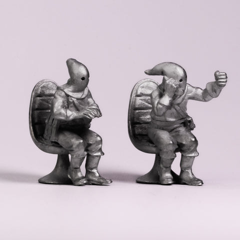 (100GOO05) NEW Hooded Goons HQ seated (Coming soon)