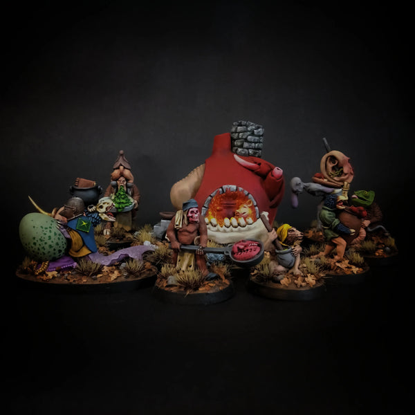 (100KAS60) NEW Hells Kitchen Set (9 figures + oven) (Coming soon)