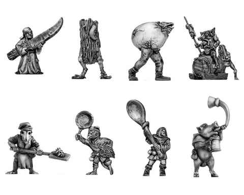 (100KAS60a) NEW Kitchen Help (8 figures) (Coming soon)