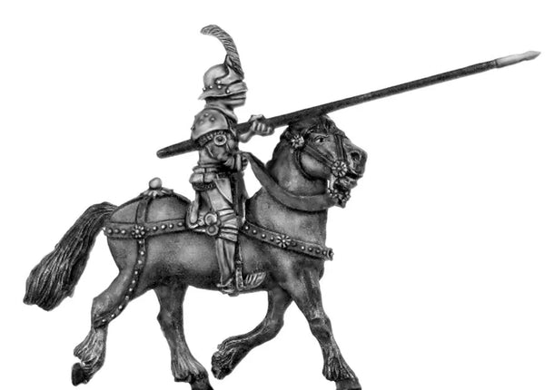 (100MED017) Mounted men-at arms