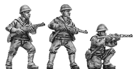 (100WWT115) NEW Japanese Naval Landing infantry with SMG