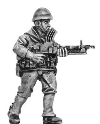 (100WWT116) NEW Japanese Naval landing infantry with LMG