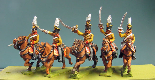 (AB-ER38a) NEW 1805 Russian Hussars, charging (Coming soon)