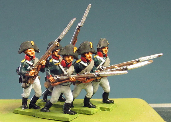 (AB-ER01a) NEW 1805 Russian Museteer in Bicorne ,advancing (Coming soon)