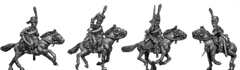 (100FCH01a) 1806 French Chasseurs, charging