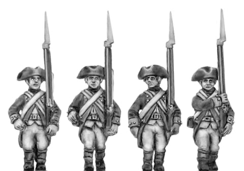 (300AWI001) NEW US Continental Infantry, marching