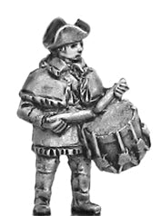 (300AWI011) NEW US Continental Infantry in hunting shirt, Drummer