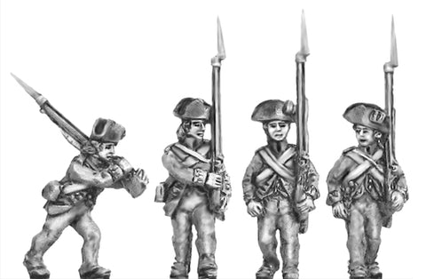 (300AWI100) NEW British Infantry Tricorne, marching