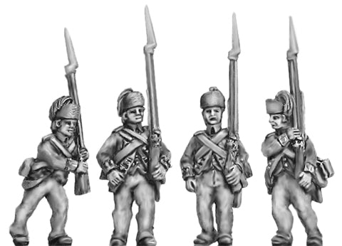 (300AWI114) British Infantry Saratoga Cap, marching (Coming soon)