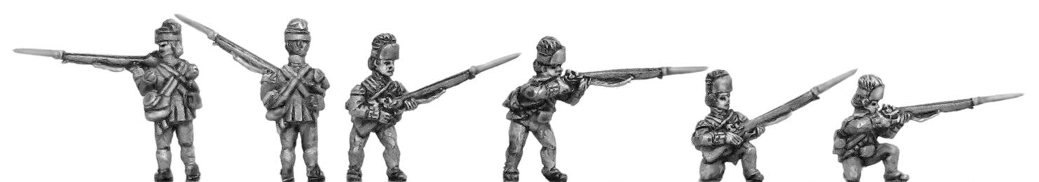 (300AWI130) NEW British Light Infantry, skirmishing (Coming soon