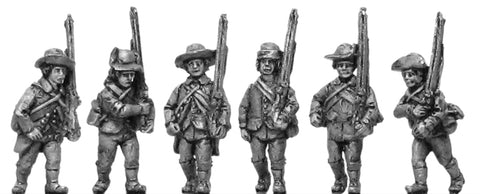 (300AWI016) NEW Continental Militia, marching