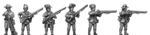 (300AWI017) NEW Continental Militia, firing/loading