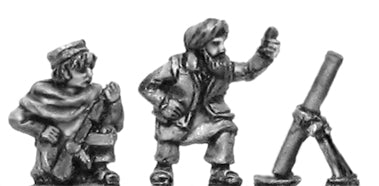 (300MOD076) NEW Afghan Guerilla Mortar & 2 crew (Coming soon)