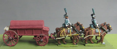 (AB-F64) NEW French Four Horse General Purpose wagon