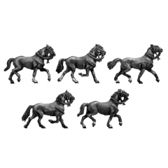 (AB-H02) Light cavalry horse | trotting